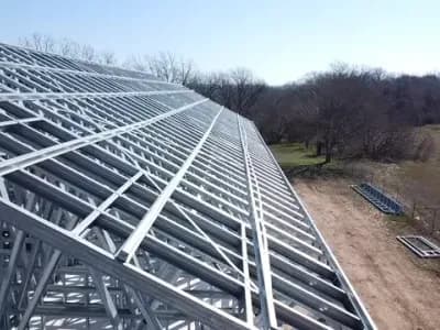 Steel framing erection by Trinity Construction Services