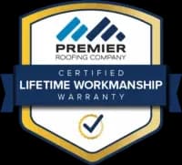 Premier Roofing Company Certified Lifetime Workmanship Warranty