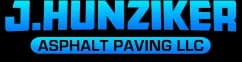 J. Hunziker Asphalt paving blue logo