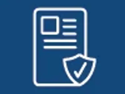 License Icon with shield