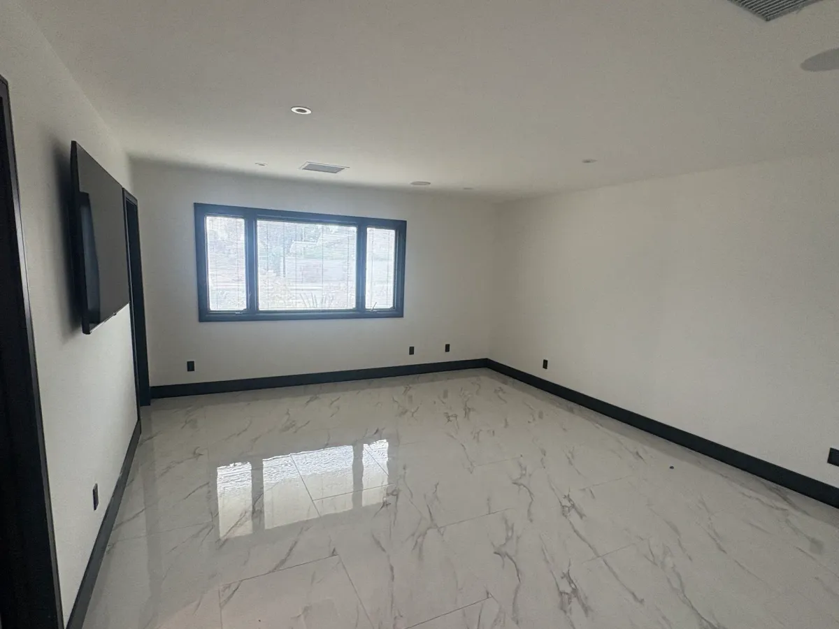 Finished drywall installation project in Las Vegas residential property