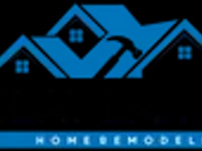 Logo of Great Lakes Home Remodeling with blue houses and text on a white background