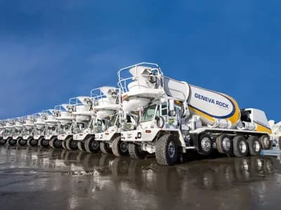 Fleet of Ready-Mix trucks