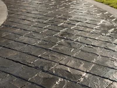 Stamped concrete patio in Huntington, WV